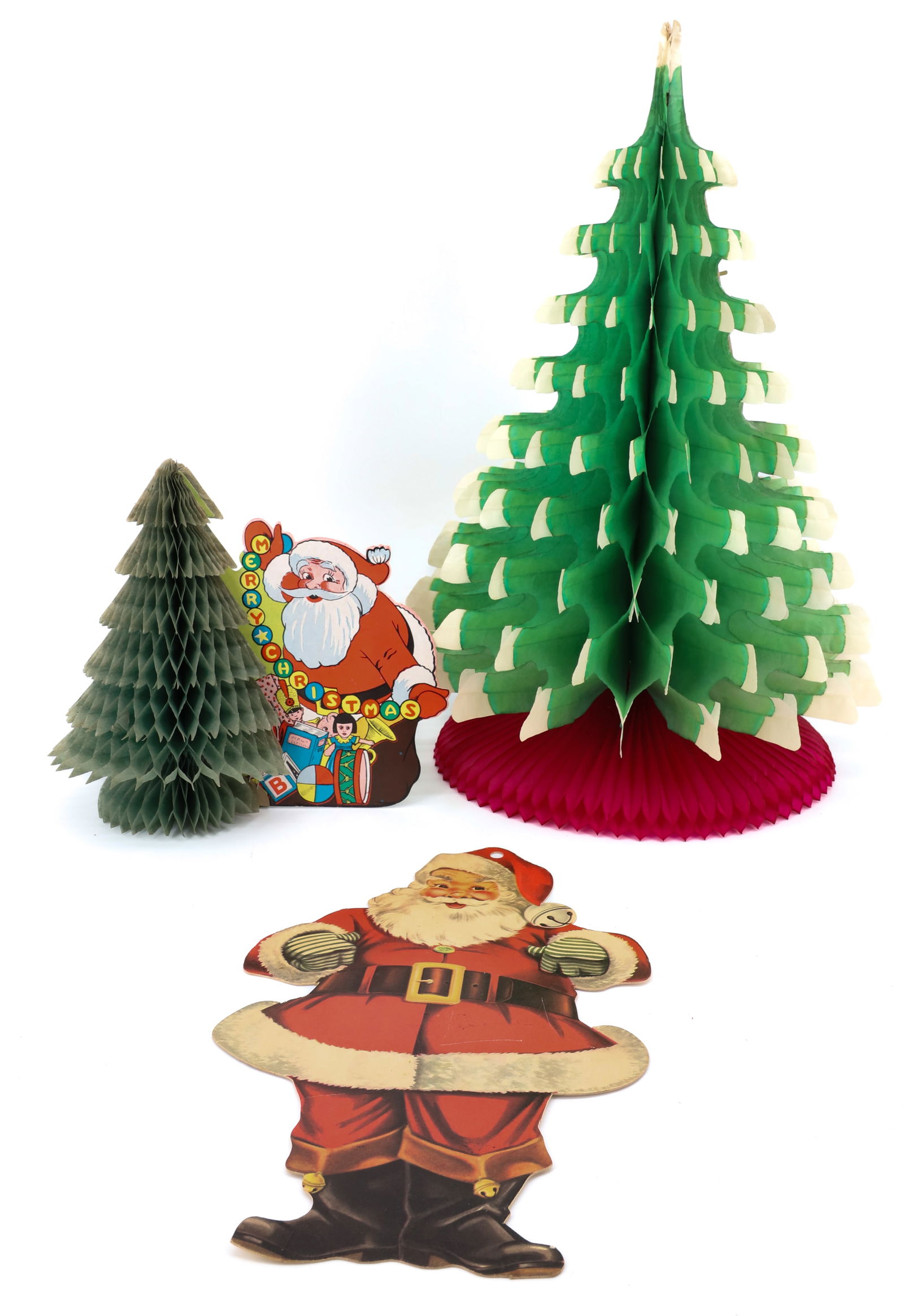 LOT OF VINTAGE CHRISTMAS PAPER ITEMS (1 of 10)