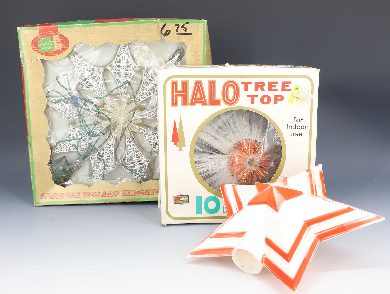 (3) VINTAGE CHRISTMAS TREE TOPPERS (1 of 5)