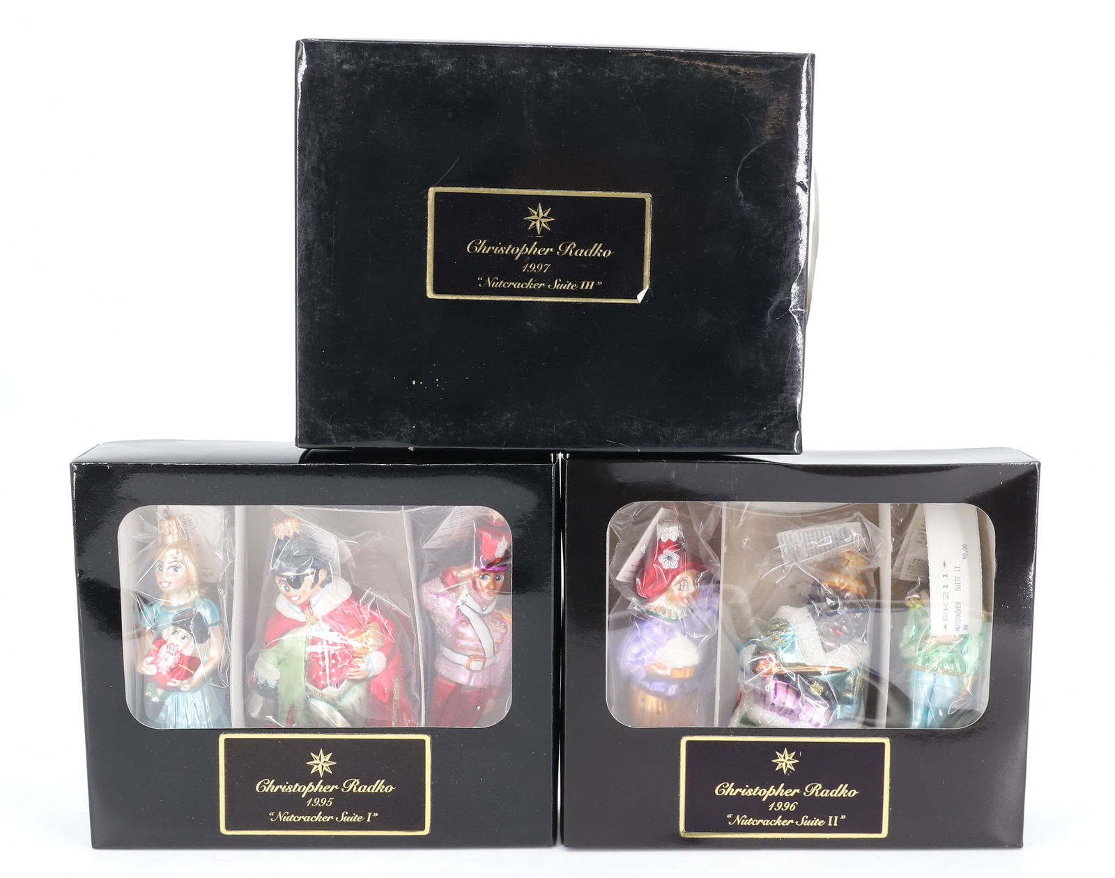 VINTAGE CHRISTOPHER RADKO "NUTCRACKER SUITE I,II,III" GLASS ORNAMENTS (1 of 4)