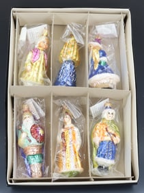 VINTAGE 1996 CHRISTOPHER RADKO "RUSSIAN RHAPSODY" ORNAMENTS
