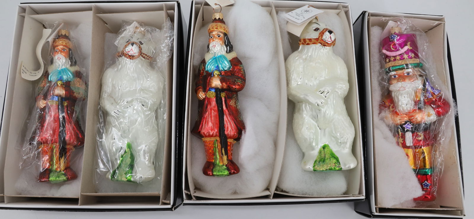 (2) SETS OF 1997 CHRISTOPHER RADKO ORNAMENTS (1 of 6)