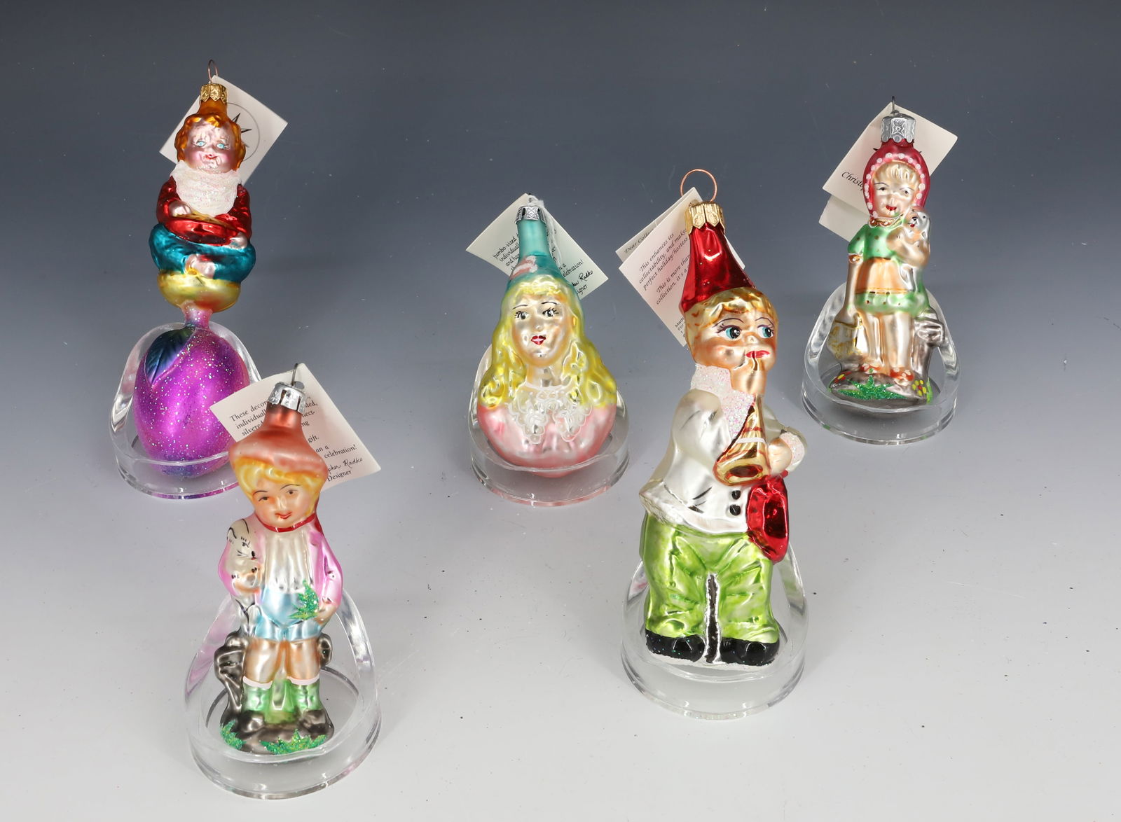 (5) VINTAGE CHRISTOPHER RADKO GLASS ORNAMENTS (1 of 4)