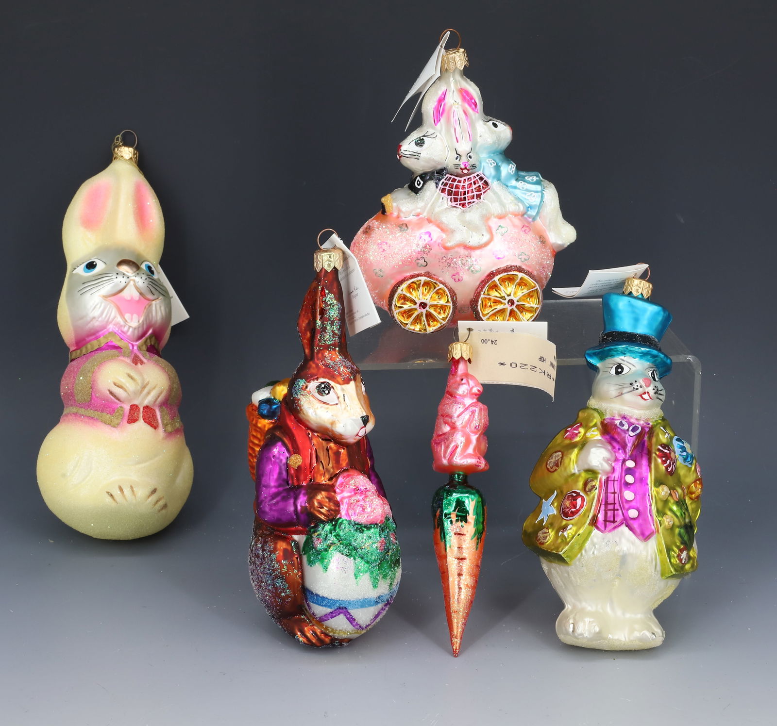 (5) VINTAGE CHRISTOPHER RADKO GLASS ORNAMENTS (1 of 4)