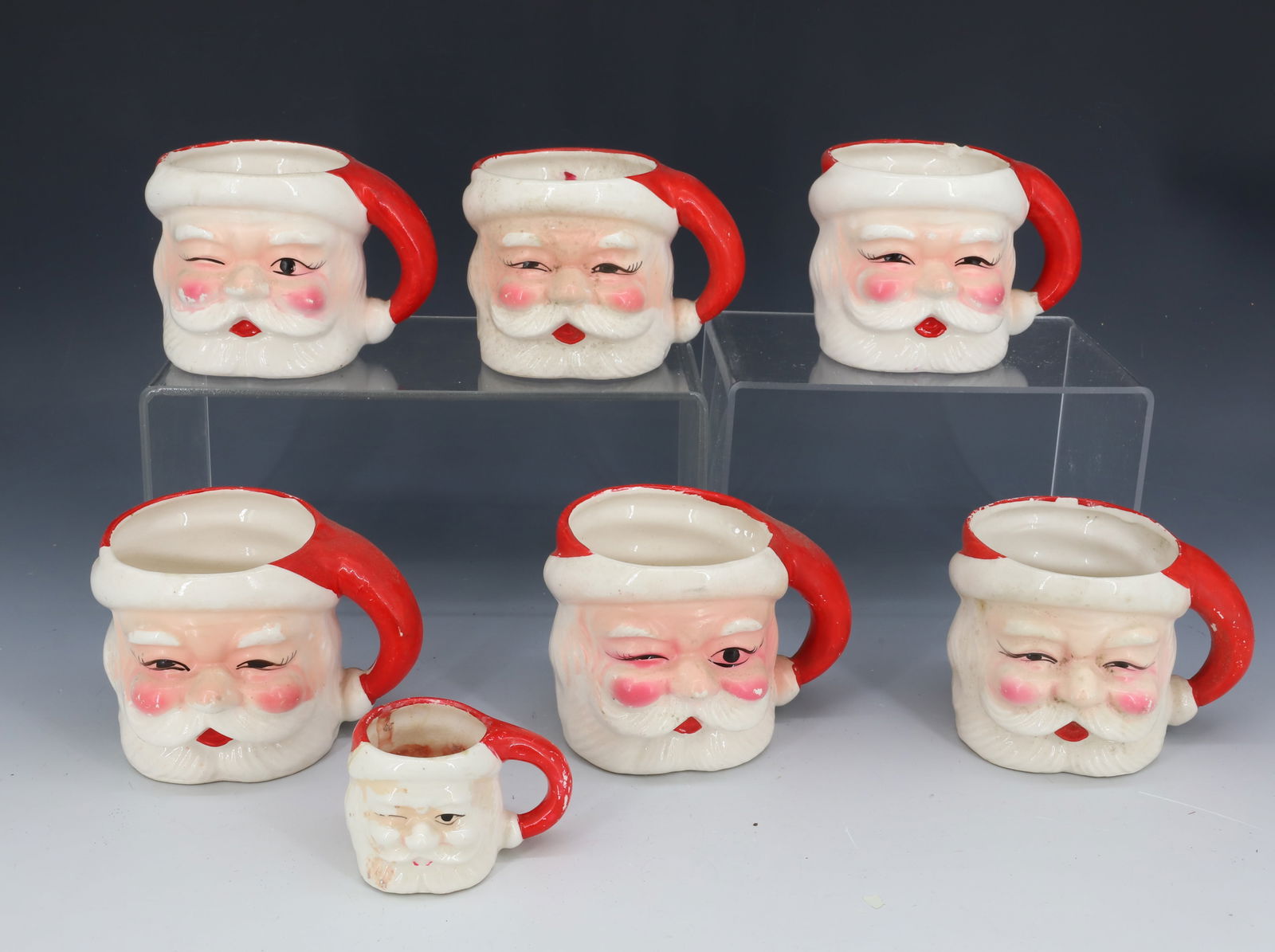 LOT OF SANTA CLAUS MUGS (1 of 4)