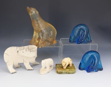 LOT OF VINTAGE POLAR BEARS