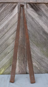 PR. WROUGHT IRON STRAP HINGES