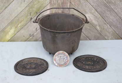 COWBOY KETTLE AND ADV. ITEMS