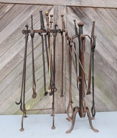 FIREPLACE TOOLS WITH STAND