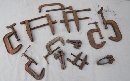 LOT OF C-CLAMPS
