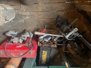 POWER TOOLS AND AIR TANK