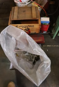 REMINGTON BOX AND BRASS SHELL CASINGS