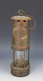 BRASS MINER'S LIGHT