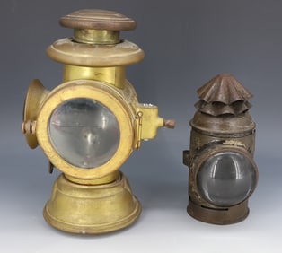 (2) ANTIQUE LANTERNS