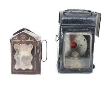 (2) ANTIQUE LANTERNS