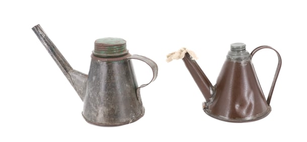 (2) "TORCH" TIN LANTERNS