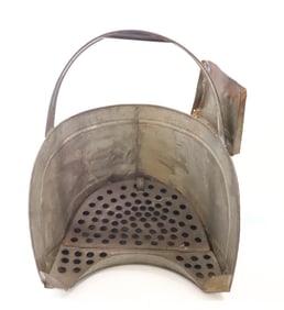 UNUSUAL TIN FOOT WARMER