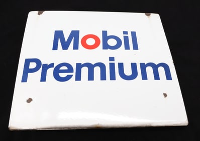 "MOBIL PREMIUM" GAS SIGN