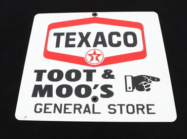 "TEXACO" GENERAL STORE SIGN
