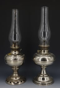 (2) ANTIQUE KEROSENE LIGHTS
