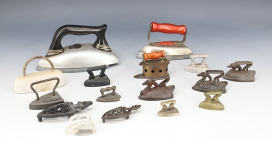LOT OF MINIATURE IRONS