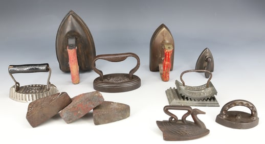 LOT OF MINIATURE IRONS