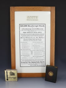 VINTAGE ADVERTISING LOT