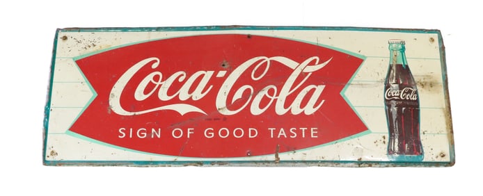 "COCA COLA" ADVERTISING SIGN