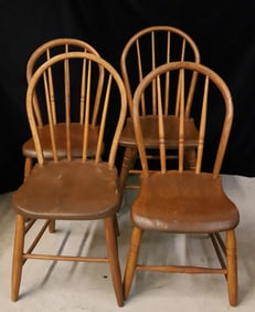 SET OF (4) BOWBACK CHAIRS