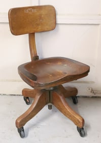 OAK DESK CHAIR