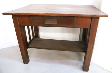 ARTS & CRAFT DESK, WRITING TABLE