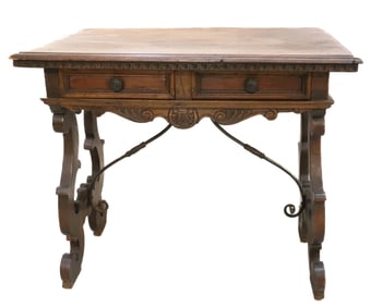 ANTIQUE CARVED ITALIAN TABLE