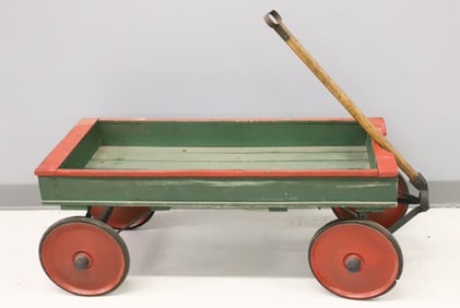 PAINTED CHILD'S "CHRISTMAS" WAGON