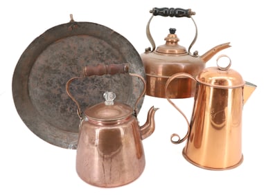 LOT OF VINTAGE COPPER ITEMS