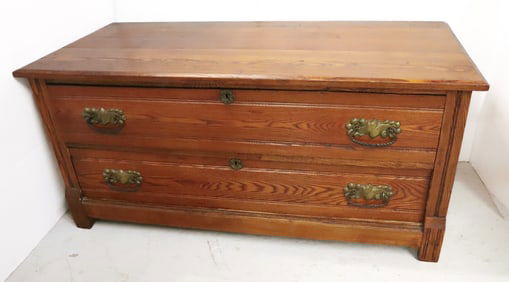 ANTIQUE TWO-DRAWER CHEST