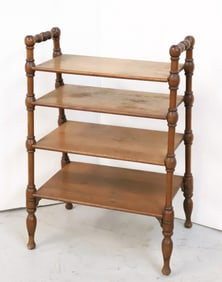 ANTIQUE WOODEN SHELVING