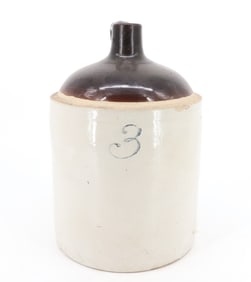 THREE-GALLON STONEWARE JUG