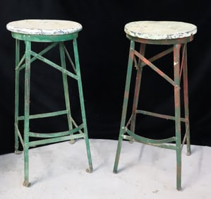 (2) INDUSTRIAL STOOLS