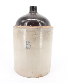 FIVE-GALLON STONEWARE JUG