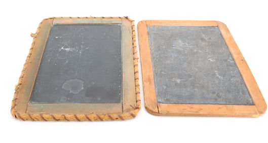 (2) ANTIQUE CHILD'S SLATEBOARDS
