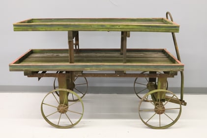 PAINTED FLOWER / PRODUCE WAGON