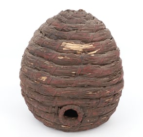 PAINTED RYE BEE SKEP