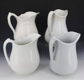 LOT OF (4) IRONSTONE PITCHERS