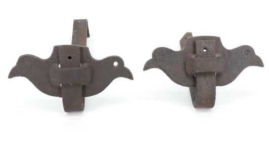 (2) CAST IRON SNOWBIRDS