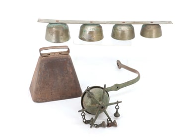 LOT OF FARM BELLS