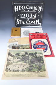 LOT OF PAPER ADVERTISERS