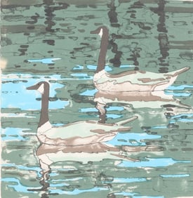 NEIL WELLIVER 1929-2005 CANADA GEESE