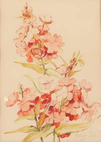 QUEENIE STEIN, WATERCOLOR ON PAPER