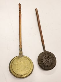(2) ANTIQUE BED WARMERS