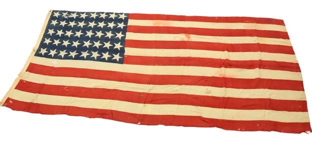 VINTAGE 40-STAR AMERICAN FLAG