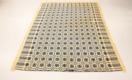 19TH C. SUMMER / WINTER COVERLET